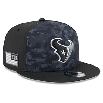 Men's New Era Black Houston Texans 2026 Salute To Service 9FIFTY Snapback Hat