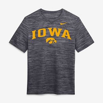 Men's Nike Black Iowa Hawkeyes Primetime Arch Logo Velocity Dri-FIT T-Shirt