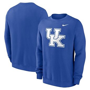 Men's Nike Royal Kentucky Wildcats Primetime Fleece Pullover Sweatshirt