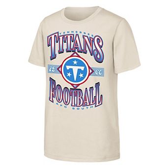 Youth Outerstuff Natural Tennessee Titans NFL Of Days Past T-Shirt