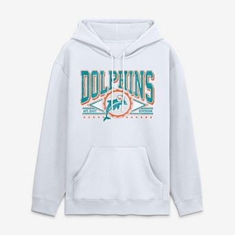 Men's Fanatics White Miami Dolphins Delay Of The Game Legacy Fleece Hoodie