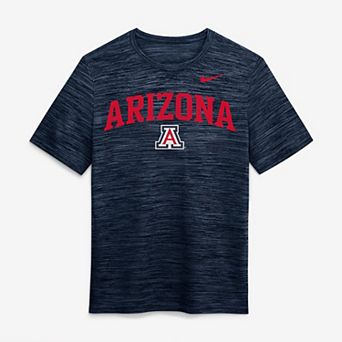 Men's Nike Navy Arizona Wildcats Primetime Arch Logo Velocity Dri-FIT T-Shirt