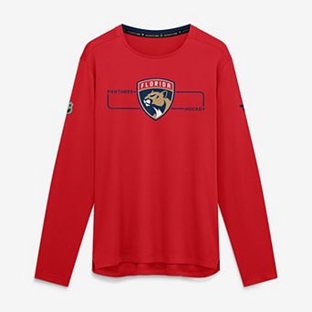 Men's Fanatics Red Florida Panthers Authentic Pro Rink Tech Long Sleeve T-Shirt