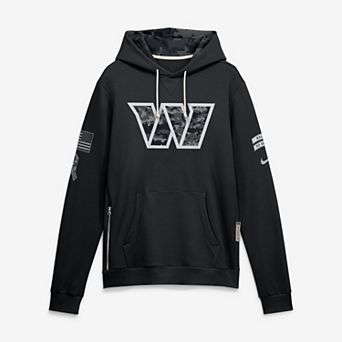 Men's Nike Black Washington Commanders 2026 Salute to Service Sideline Dri-FIT Pullover Hoodie