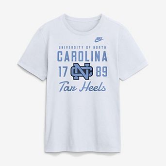 Men's Nike White North Carolina Tar Heels Legacy Stacked Established T-Shirt