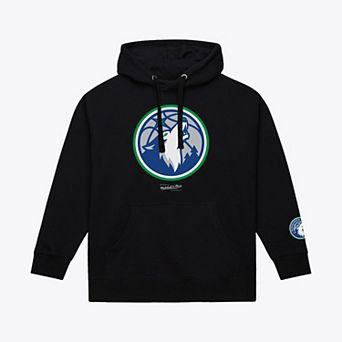 Men's Mitchell & Ness Black Minnesota Timberwolves Basic Fleece Hoodie