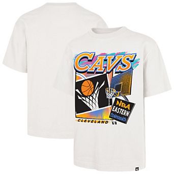 Men's '47 Cream Cleveland Cavaliers City Paint Reed Foundation T-Shirt
