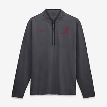 Men's Nike Anthracite Alabama Crimson Tide Dri-FIT Victory Half-Zip Pullover
