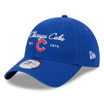 Women's New Era Royal Chicago Cubs Script Casual Classic Adjustable Hat