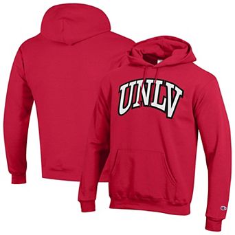 Men's Champion Scarlet UNLV Rebels Powerblend Hoodie