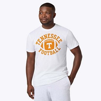 Unisex Homage Ash Tennessee Volunteers Pigskin Tri-Blend T-Shirt