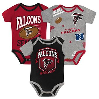 Infant Outerstuff Atlanta Falcons First Round Pick 3 pc Bodysuit Set