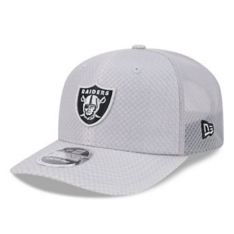 Men's New Era Gray Las Vegas Raiders Jock 9SEVENTY Adjustable Hat