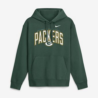 Men's Nike Green Green Bay Packers Expect Victory Club Fleece Pullover Hoodie