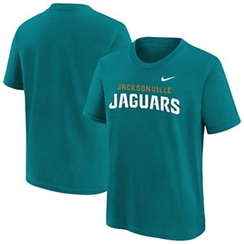 Youth Nike Teal Jacksonville Jaguars Wordmark T-Shirt
