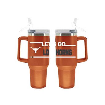 The Memory Company Texas Longhorns 40oz. Stainless Steel Team Color Tumbler with Flip Straw