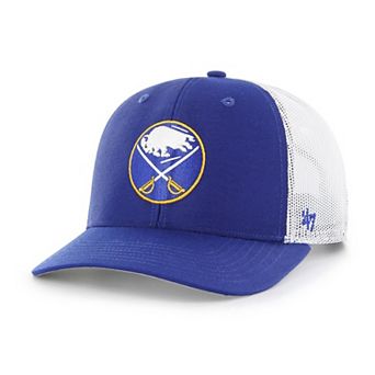 Men's '47 Royal/White Buffalo Sabres Logo Trucker Adjustable Hat