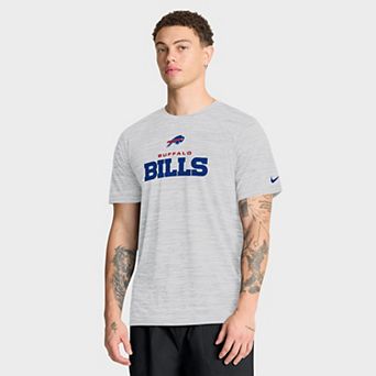 Men's Nike Ash Buffalo Bills Velocity Endurance Run Dri-FIT T-Shirt