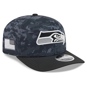 Youth New Era Black Seattle Seahawks 2026 Salute To Service 9SEVENTY Adjustable Hat