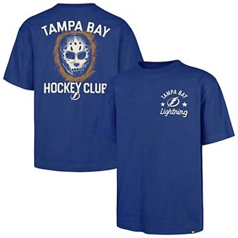 Men's '47 Blue Tampa Bay Lightning HPD Mask Foundation T-Shirt