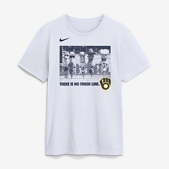 Men's Nike White Milwaukee Brewers Local T-Shirt