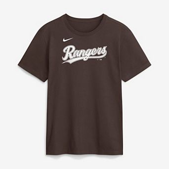 Men's Nike Brown Texas Rangers Core Cinder T-Shirt