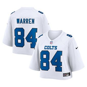 Women's Nike Tyler Warren White Indianapolis Colts Cropped Fashion Game Jersey