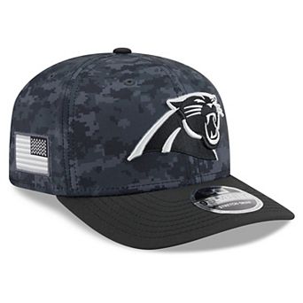 Youth New Era Black Carolina Panthers 2026 Salute To Service 9SEVENTY Adjustable Hat