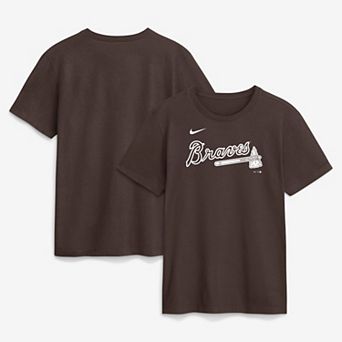 Men's Nike Brown Atlanta Braves Core Cinder T-Shirt