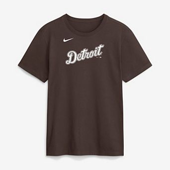 Men's Nike Brown Detroit Tigers Core Cinder T-Shirt
