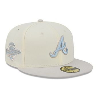 Men's New Era Natural Atlanta Braves Crisp Equinox World Series 59FIFTY Fitted Hat