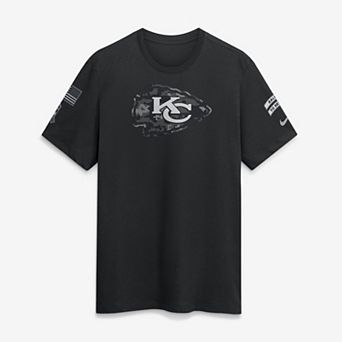 Men's Nike Black Kansas City Chiefs 2026 Salute to Service Slub T-Shirt