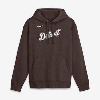 Men's Nike Brown Detroit Tigers Core Cinder Club Fleece Hoodie