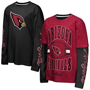 Youth Outerstuff Red/Black Arizona Cardinals Motion Combo Set
