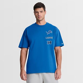 Men's Nike Blue Detroit Lions The Forward Heavyweight Max90 T-Shirt