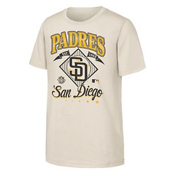 Youth Outerstuff Natural San Diego Padres Triple Hit T-Shirt