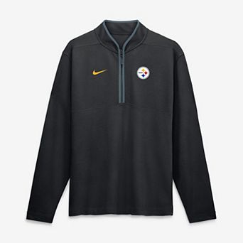 Men's Nike Black Pittsburgh Steelers Dri-FIT Victory Half-Zip Pullover