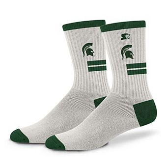 Unisex Starter Cream Michigan State Spartans Premiere Cushioned Crew Socks