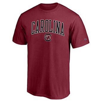 Men's Champion Garnet South Carolina Gamecocks Champion Big & Tall Team Arch Over Wordmark T-Shirt