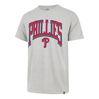 Men's '47 Gray Philadelphia Phillies Walk Tall Franklin T-Shirt