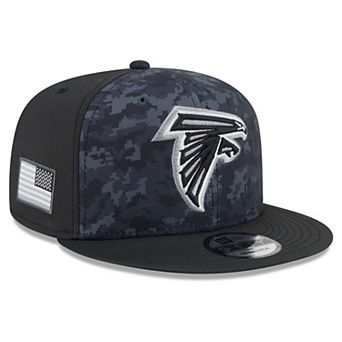 Men's New Era Black Atlanta Falcons 2026 Salute To Service 9FIFTY Snapback Hat