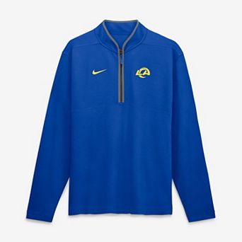 Men's Nike Royal Los Angeles Rams Dri-FIT Victory Half-Zip Pullover