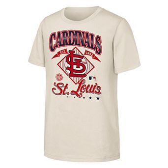 Youth Outerstuff Natural St. Louis Cardinals Triple Hit T-Shirt