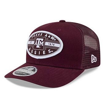 Unisex New Era Maroon Texas A&M Aggies Inline Patch 9SEVENTY Trucker Adjustable Hat