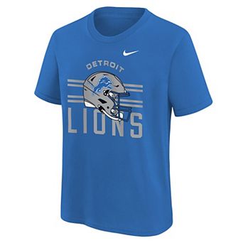 Youth Nike Blue Detroit Lions Team Issue T-Shirt