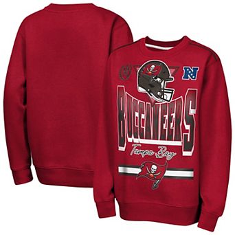 Youth Outerstuff Red Tampa Bay Buccaneers Run & Gun Fleece Sweatshirt