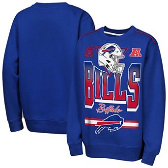 Youth Outerstuff Royal Buffalo Bills Run & Gun Fleece Sweatshirt