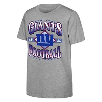 Youth Outerstuff Heather Gray New York Giants NFL Of Days Past T-Shirt