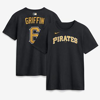 Men's Nike Konnor Griffin Black Pittsburgh Pirates Name & Number T-Shirt