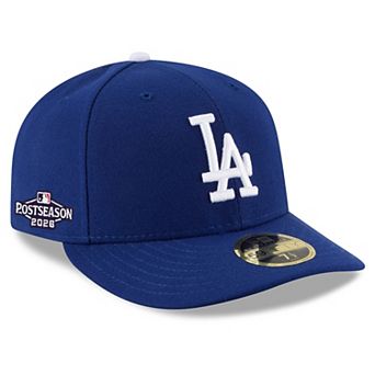 Men's New Era Royal Los Angeles Dodgers 2026 MLB Postseason Side Patch Low Profile 59FIFTY Fitted Hat